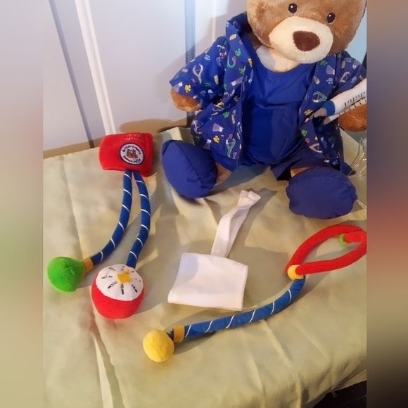 Plush Doctor Bear with Medical Kit - Picture 5 of 5